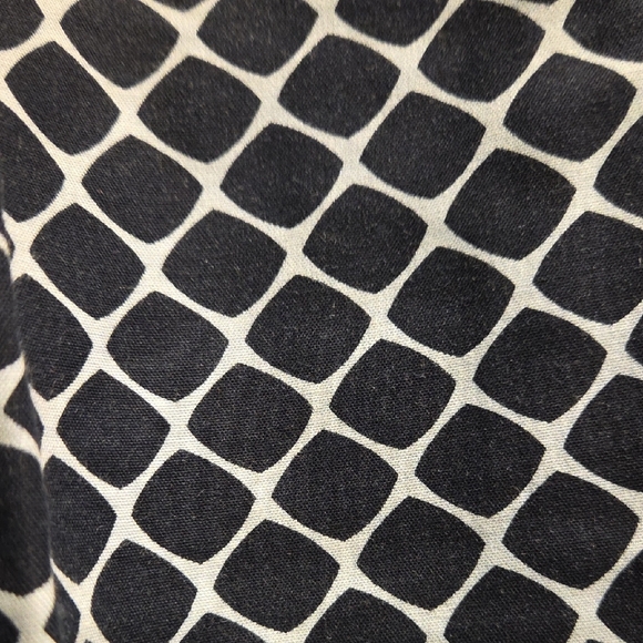 Dalia Collection Blue and White Geometric Pants - Picture 3 of 3